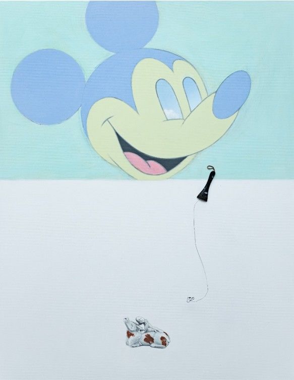 Reproduction of time 2407, 2024, Acrylic on canvas & object, 116.8x91cm *재판매 및 DB 금지