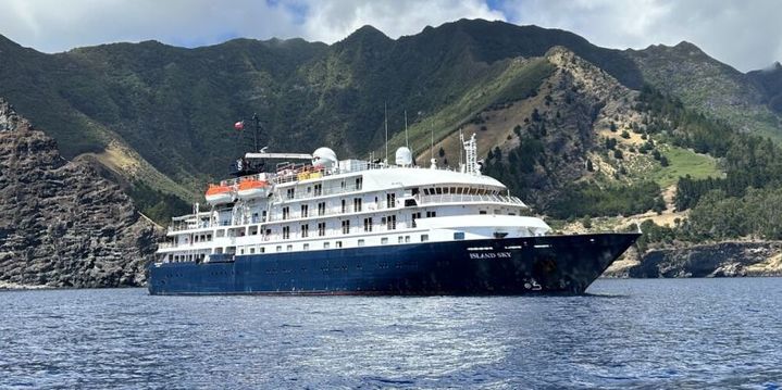 [서산=뉴시스] 영국 노블 칼레도니아사의 아일랜드스카이호. (사진=서산시 제공) 2026.03.25. photo@newsis.com *재판매 및 DB 금지