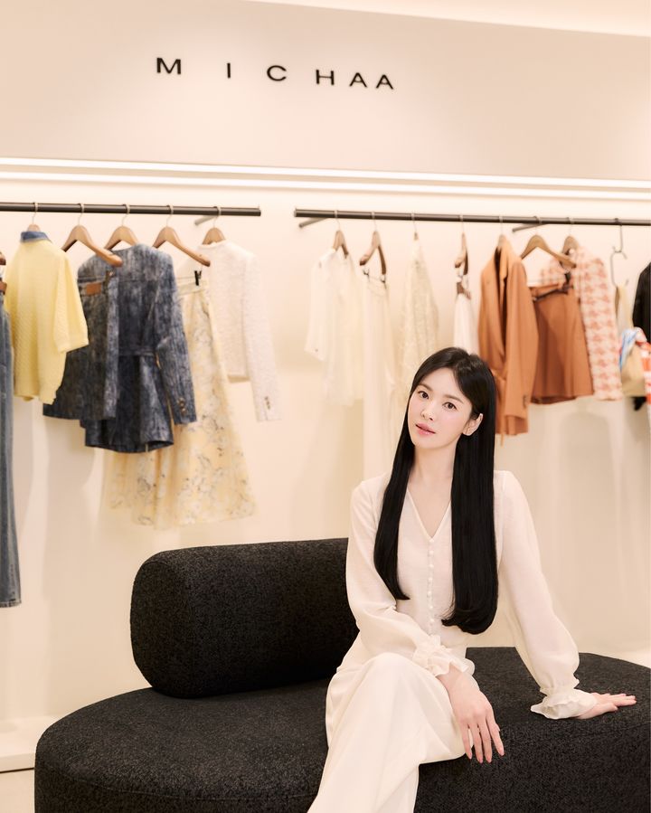 [서울=뉴시스] 송혜교. (사진=미샤(MICHAA)) 2026.03.25. photo@newsis.com *재판매 및 DB 금지