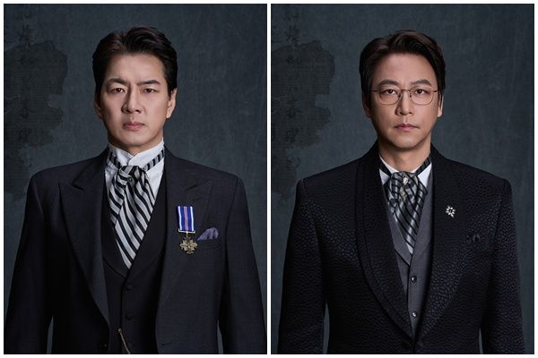 배우 송일국(왼쪽)과 오만석이 창작 뮤지컬 '헤이그'에 이상설 역에 출연한다. (사진=글림아티스트 제공) *재판매 및 DB 금지