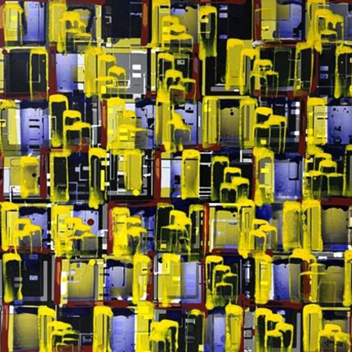 롤링(Rolling) - 삶의 궤적 01, 65×65cm, 캔버스 위에 아크릴릭 *재판매 및 DB 금지