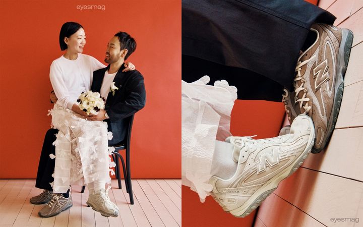 [서울=뉴시스] 이랜드 뉴발란스, 204L 시리즈와 함께하는 '사랑, 가장 클래식한 감정(Love is the real classic)' 캠페인 화보 (사진=이랜드 뉴발란스 제공) 2026.03.26. photo@newsis.com *재판매 및 DB 금지