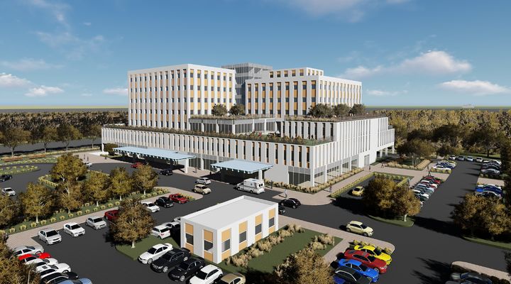 [거창=뉴시스] 거창적십자병원 이전신축 조감도. (사진=거창군 제공) 2026.03.26. photo@newsis.com *재판매 및 DB 금지