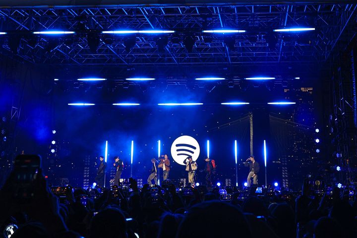 [서울=뉴시스] 방탄소년단 뉴욕 스포티파이. (사진 = 빅히트뮤직 제공) 2026.03.26. photo@newsis.com *재판매 및 DB 금지