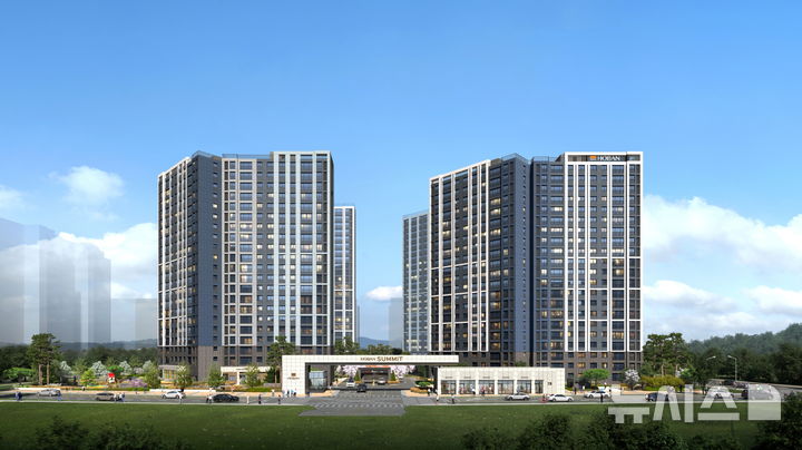 [시흥=뉴시스] 호반써밋 시흥거모 B1블록 투시도. (사진=호반 제공) 2026.03.27. photo@newsis.com *재판매 및 DB 금지