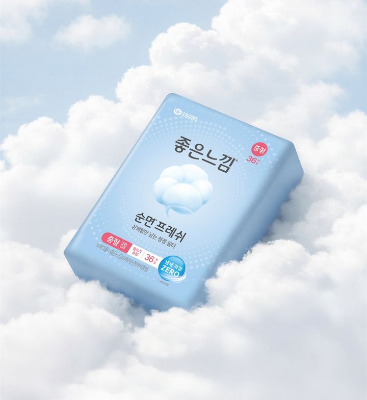 [서울=뉴시스]좋은느낌 순면프레쉬.(사진=유한킴벌리 제공) 2026.03.27. photo@newsis.com *재판매 및 DB 금지