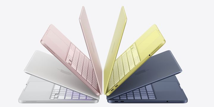 맥북 네오는 실버, 블러시, 시트러스, 인디고 등 4가지 색상으로 출시됐다. (사진=애플) *재판매 및 DB 금지
