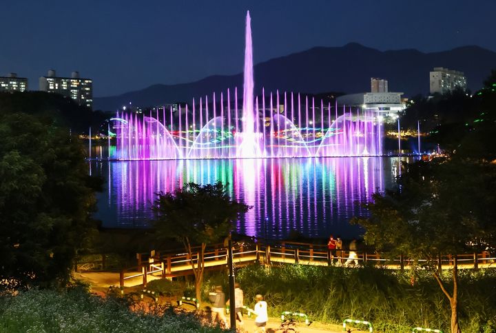 충주 호암지 음악분수 *재판매 및 DB 금지