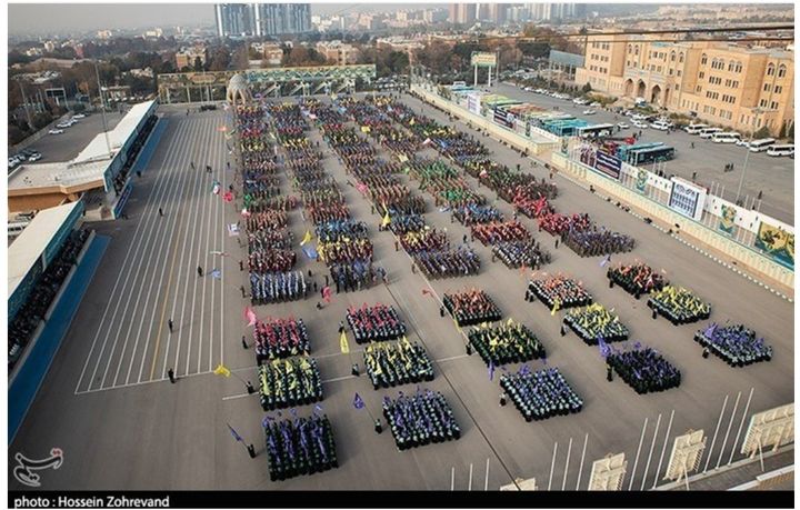 [서울=뉴시스] 이란은 미국과의 지상전 가능성에 대비해 100만 명을 동원했다고 이란 언론이 26일(현지 시간) 보도했다. (사진=타스님 통신 웹사이트 갈무리) 2026.03.27.