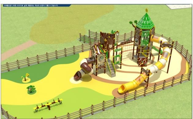 [제주=뉴시스] 제주시 이도2동 한마음공원 어린이놀이시설 교체 조감도. (사진=제주시 제공) 2026.03.27. photo@newsis.com *재판매 및 DB 금지