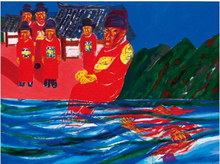 서용선, 세조, acrylic on canvas 193.5x259cm, 2010ⓒ아트센터 화이트블럭 *재판매 및 DB 금지