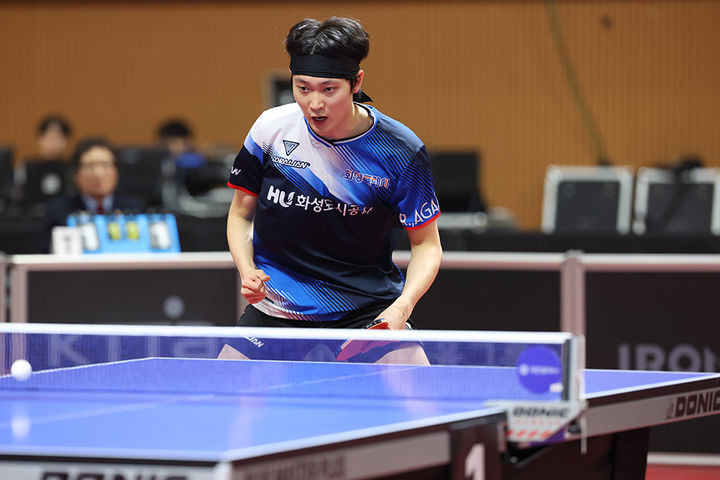 [서울=뉴시스] 화성도시공사 조대성, 제72회 전국종별탁구선수권대회 남자 일반부 단식 우승. (사진=대한탁구협회 제공) *재판매 및 DB 금지