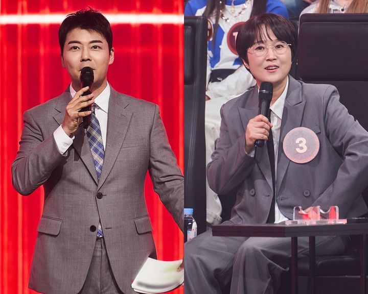 [서울=뉴시스] JTBC 새 예능 프로그램 '히든싱어8' MC 전현무, 송은이. (사진=JTBC 제공) 2026.03.27. photo@newsis.com *재판매 및 DB 금지