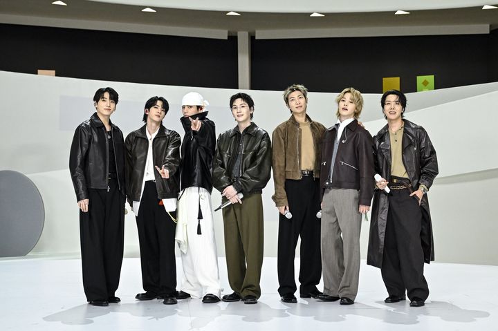 [서울=뉴시스] 방탄소년단 팰런쇼. (사진 = Todd Owyoung/NBC 제공) 2026.03.27. photo@newsis.com *재판매 및 DB 금지