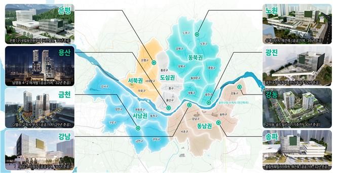 [서울=뉴시스] 활력충전 센터 주요 거점별 조성(안). 2026.03.30. (자료=서울시 제공) *재판매 및 DB 금지