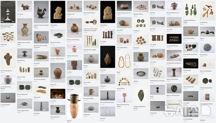 [나주=뉴시스] 국립나주박물관이 영산강 유역의 고대 마한 문화를 알리기 위해 ‘소장품 100선’ 디지털 콘텐츠를 글로벌 플랫폼 ‘구글 아트 앤 컬처(Google Arts & Culture)’에 공개했다. 사진은 온라인 전시에 수록된 국립나주박물관 소장 마한 문화 유물. (이미지=국립나주박물관 제공) photo@newsis.com