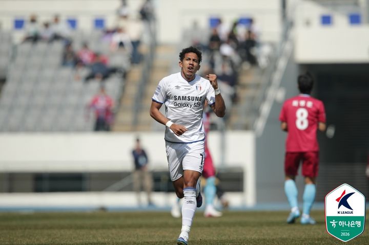 [서울=뉴시스] 프로축구 K리그2 수원삼성의 페신. (사진=한국프로축구연맹 제공) 2026.03.28. photo@newsis.com *재판매 및 DB 금지
