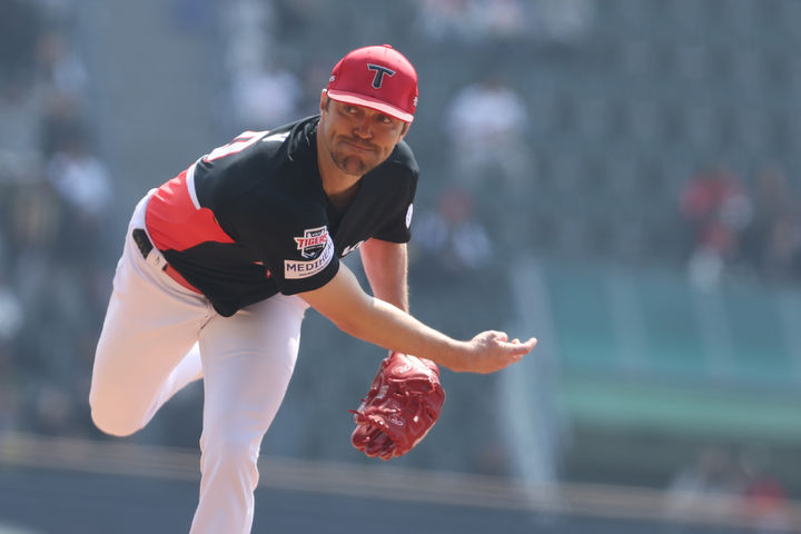 [서울=뉴시스] 프로야구 KIA 타이거즈의 제임스 네일. (사진 = KIA 타이거즈 제공) *재판매 및 DB 금지