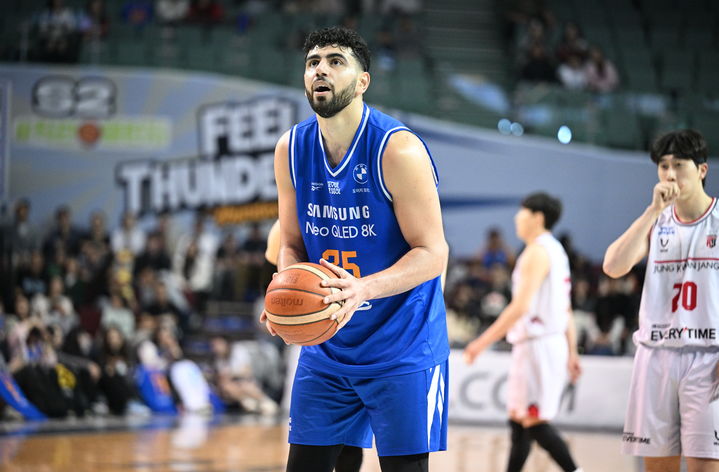 [서울=뉴시스] 프로농구 서울 삼성의 케렘 칸터. (사진=KBL 제공) 2026.03.28. photo@newsis.com *재판매 및 DB 금지