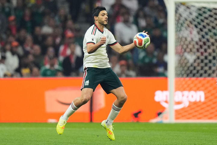 [멕시코시티=AP/뉴시스] 멕시코 축구 대표팀의 라울 히메네스. 2026.03.28.