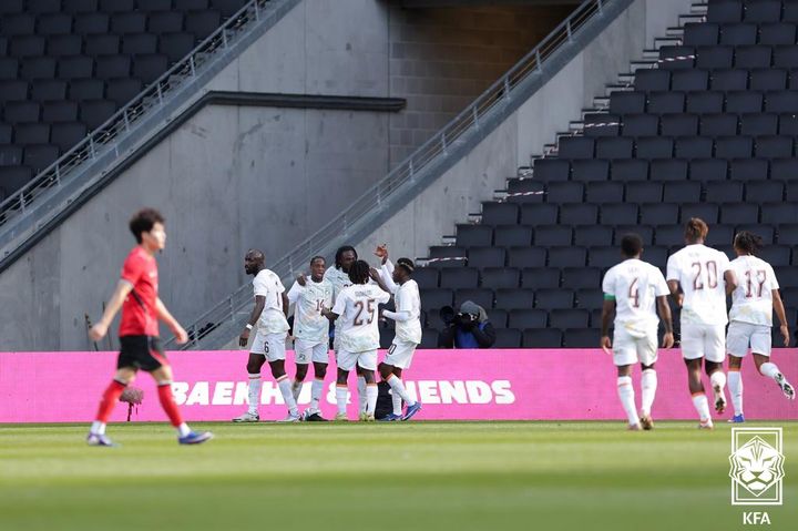 [서울=뉴시스]홍명보호, 코트디부아르에 완패. (사진=대한축구협회 제공)