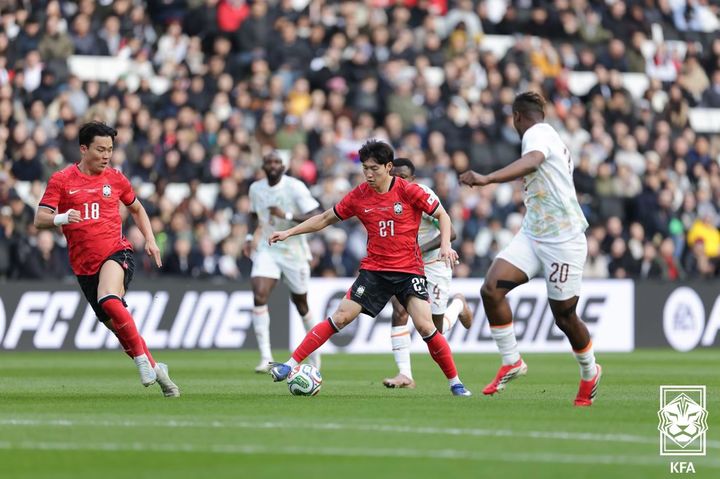 [서울=뉴시스]홍명보호, 코트디부아르에 완패. (사진=대한축구협회 제공)