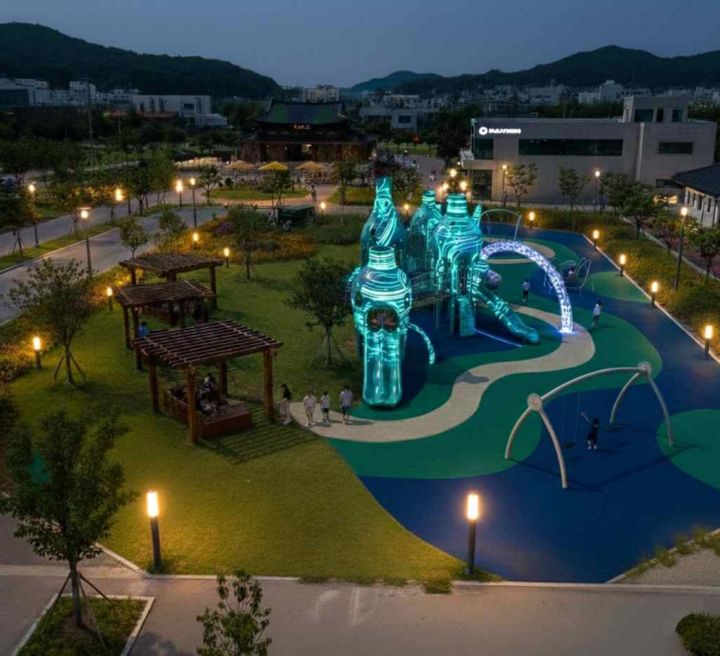 [강진=뉴시스] 강진 청자도요지 야경. (자료사진 = 전남도 제공). 2026.03.29. photo@newsis.com *재판매 및 DB 금지