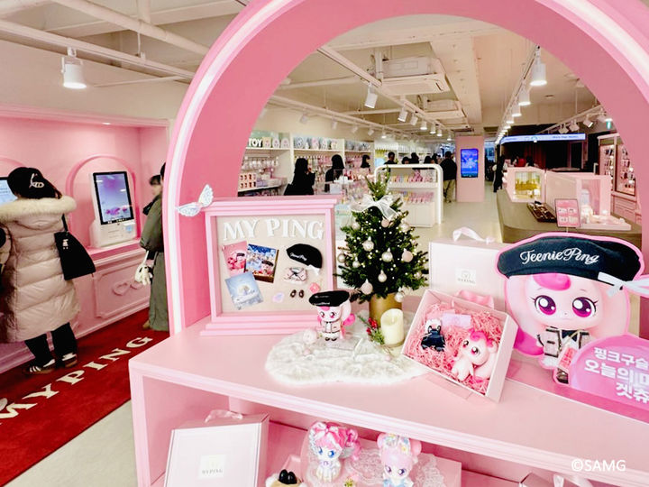 서울 성수동 '더티니핑 성수' 플래그십 스토어 내부. SAMG엔터는 해당 매장의 운영 경험을 바탕으로 '더티니핑 미니' 매장을 확대할 계획이다. (사진=SAMG엔터) *재판매 및 DB 금지