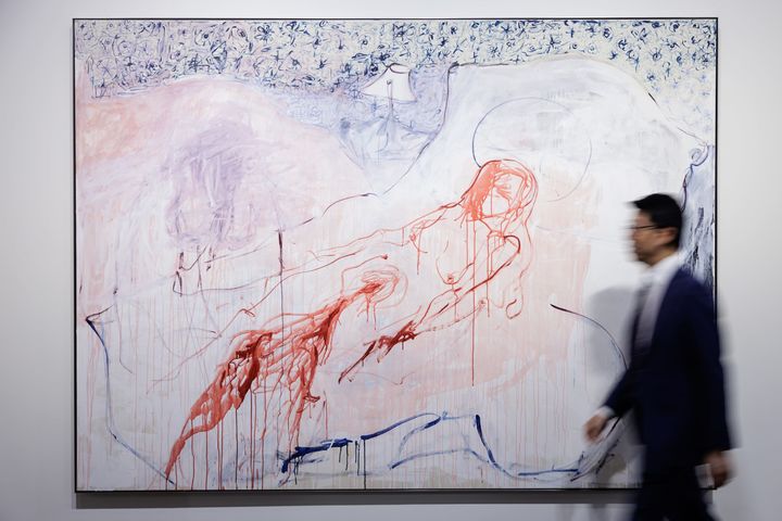 아트 바젤 홍콩에서 160만 달러에 팔린 트레이시 에민, 『Take me to Heaven』(2024),화이트큐브 제공. *재판매 및 DB 금지