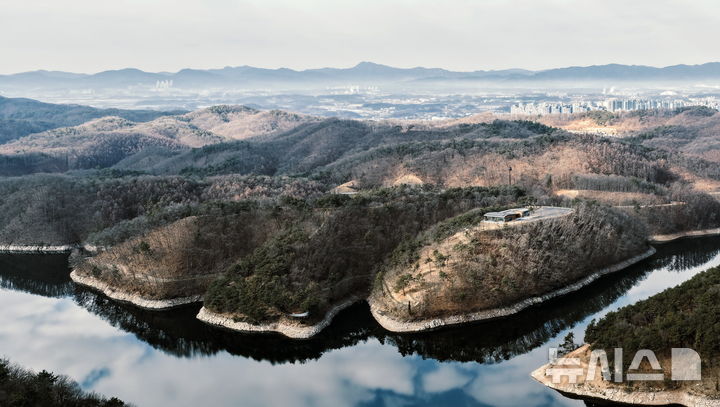 [음성=뉴시스] 맹동 치유의 숲 전경 (사진=음성군 제공)