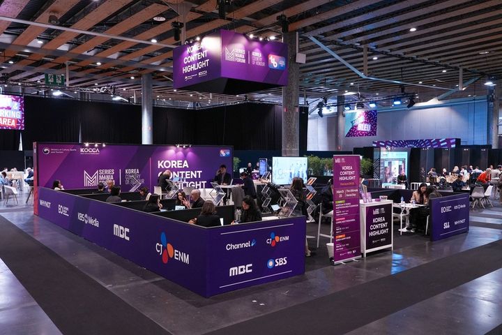 시리즈 마니아 2026 한국공동관 현장. (사진=한국콘텐츠진흥원 제공) *재판매 및 DB 금지
