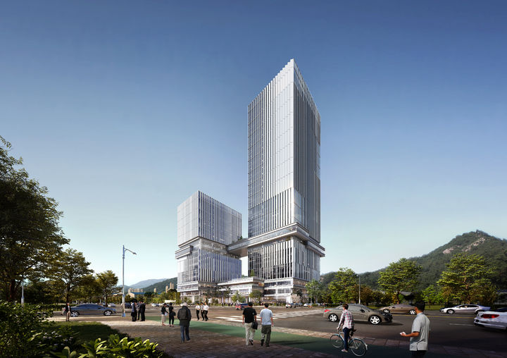 [부산=뉴시스] 서부산 행정복합타운 투시도. (사진=부산도시공사 제공) 2026.03.30. photo@newsis.com *재판매 및 DB 금지