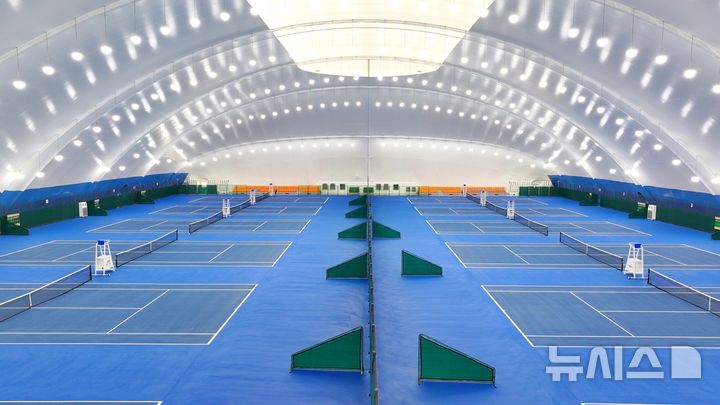 [경기광주=뉴시스] 광주시 양벌 테니스 돔 실내 테니스장 (사진=광주시 제공) 2026.03.30.photo@newsis.com