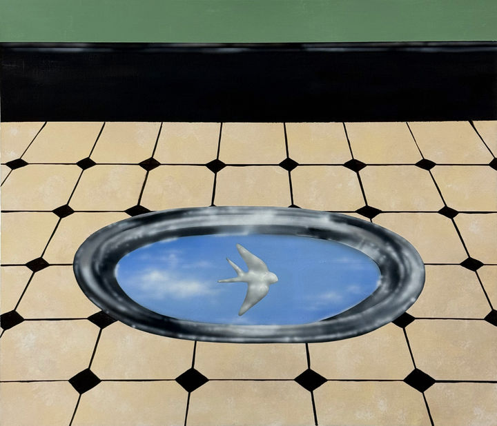 Bird, 45.5×53cm, 캔버스에 아크릴, 2026, 80만원 *재판매 및 DB 금지