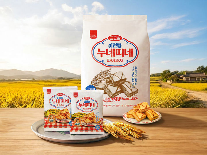 [서울=뉴시스] 삼립 '이천쌀 누네띠네'. (사진=삼립 제공) *재판매 및 DB 금지