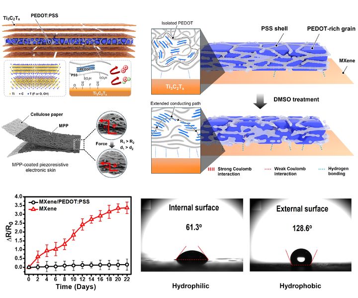 [울산=뉴시스] 울산대 이승구 교수팀이 개발한 전자피부 개념도 (사진=울산대 제공) photo@newsis.com *재판매 및 DB 금지