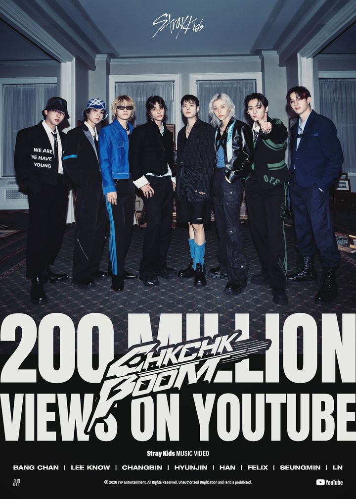 [서울=뉴시스] 스트레이 키즈. (사진 = JYP엔터테인먼트 제공) 2026.03.31. photo@newsis.com *재판매 및 DB 금지