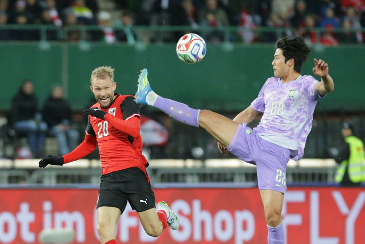 [빈=AP/뉴시스]축구대표팀 수비수 설영우. 2026.03.31.