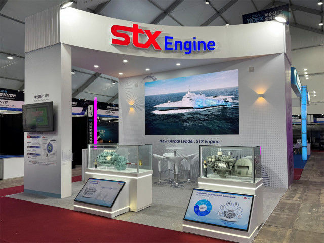 STX엔진, 창원 '이순신방위산업전' 홍보 부스. *재판매 및 DB 금지