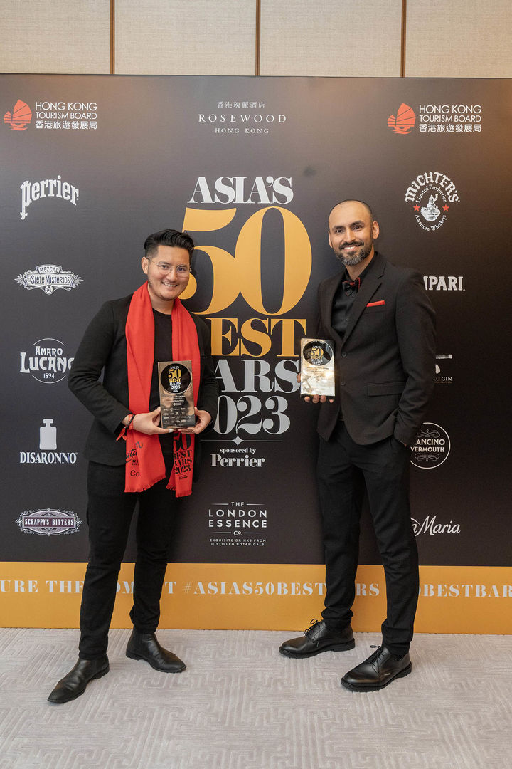 바 ‘코아’(COA)가 2023년 ‘아시아 50 베스트 바’ 시상식에서 1위에 올랐다. (사진=홍콩관광청) *재판매 및 DB 금지