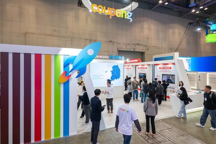 [서울=뉴시스] 2026 국제물류산업대전에 참가한 쿠팡 부스 전경. (사진=쿠팡 제공) *재판매 및 DB 금지