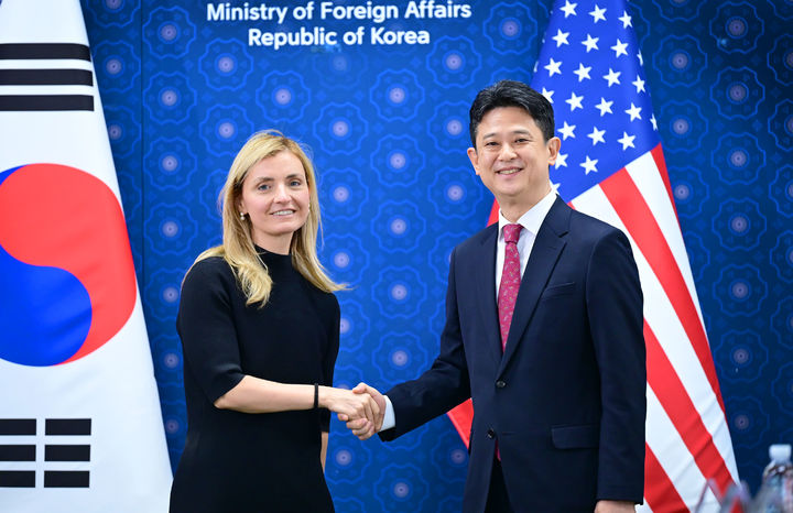 [서울=뉴시스]외교부는 1일 서울에서 임상우 공공외교대사와 사라 로저스 미국 국무부 공공외교 담당 차관이 참석한 가운데 '제2차 한미 공공외교 협의'가 개최됐다고 밝혔다. *재판매 및 DB 금지