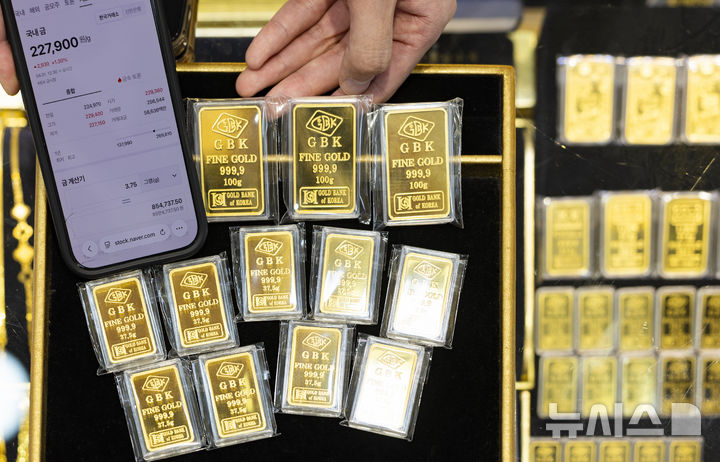 금값 소폭 상승