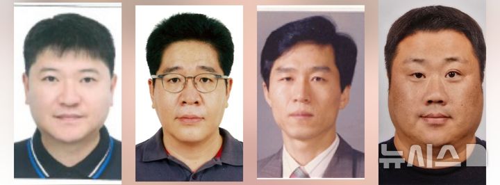 [김해=뉴시스] 사진 왼편부터 현진산업 이성한 대표, 영케미칼 윤한성 대표, 인덕식품 최동범 고문, 광남정밀 황보동열 실장. (사진=김해상의 제공). 2026.04.02. photo@newsis.com