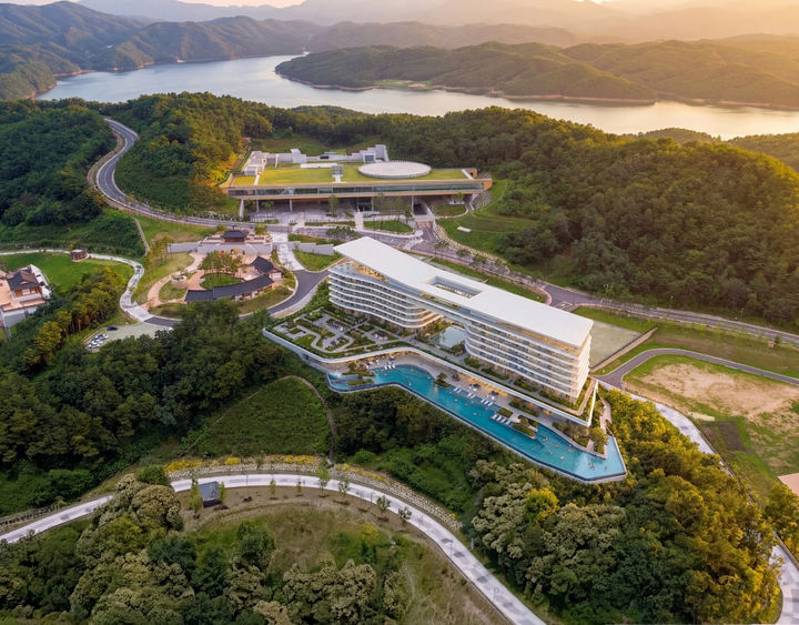 [안동=뉴시스] 안동시 도산면 동부리 일원에 추진 중인 100실 규모 프리미엄급 호텔 설계도. (사진=안동시 제공) 2026.04.02. photo@newsis.com *재판매 및 DB 금지