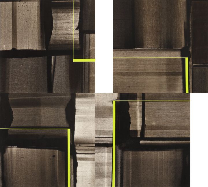 Yu Hee Self-sustaining order 76x76cm Acrylic on canvas 2024 *재판매 및 DB 금지