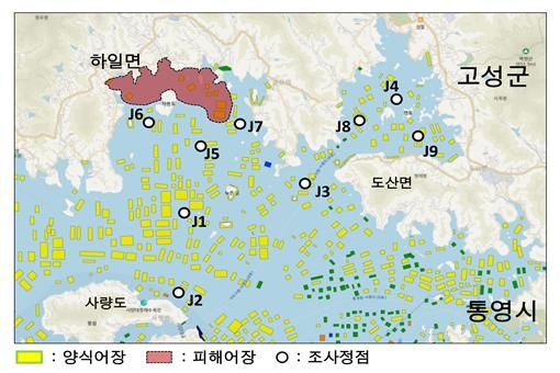 [부산=뉴시스] 자란만 패류양식저장 밀집 해역. (사진=국립수산과학원 제공) 2026.04.02. photo@newsis.com *재판매 및 DB 금지