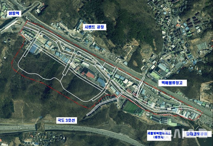 [경기광주=뉴시스] 광주시 삼동역 일원 지구단위계획구역도 (사진=광주시 제공) 2026.04.02.photo@newsis.com