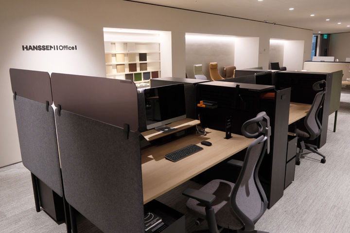 [서울=뉴시스]한샘 플래그십 논현 오피스 가구 전용 쇼룸.(사진=한샘 제공) 2026.04.02. photo@newsis.com *재판매 및 DB 금지