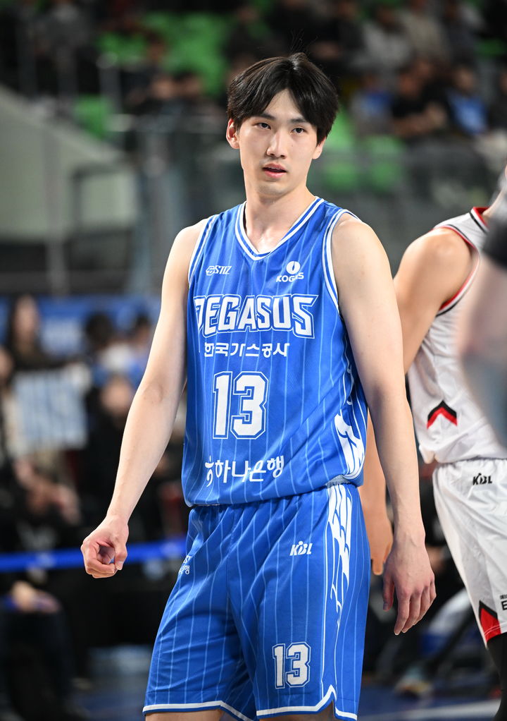[서울=뉴시스] 프로농구 대구 한국가스공사의 김민규. (사진=KBL 제공) *재판매 및 DB 금지